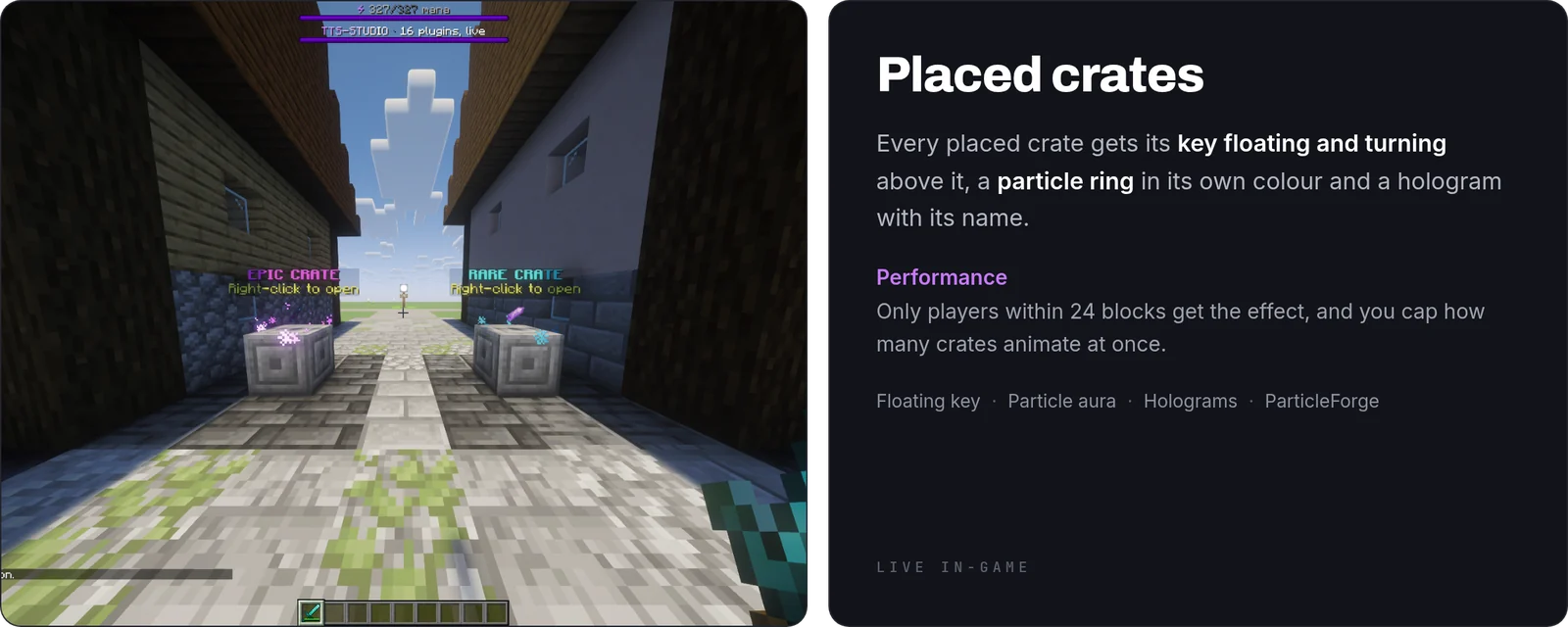 CrateForge: cofres vivos